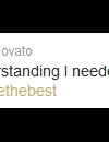 Demi remercie ses fans sur Twitter
