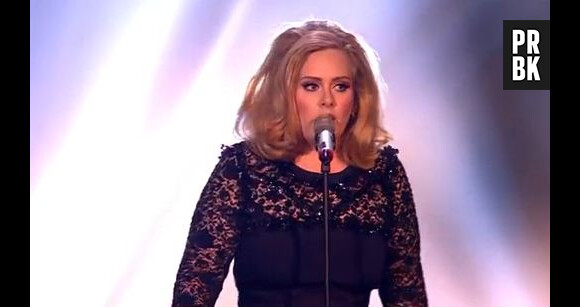 Adele : son magnifique live sur Rolling in the deep aux Brit Awards 2012