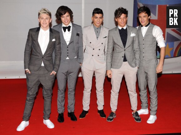 Les One Direction aux Brit Awards 2012