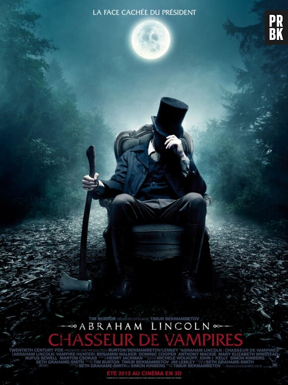 L'affiche française d'Abraham Lincoln : Chasseur de vampires