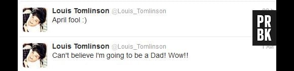 Louis Tomlinson a fait croire qu'il allait être papa !