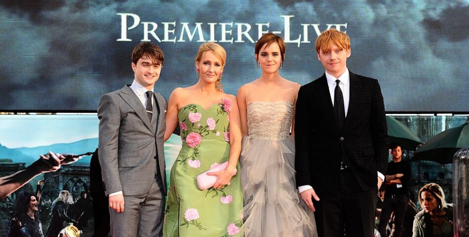 J.K. Rowling et les acteurs d&#039;Harry Potter