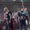Chris Evans et Chris Hemsworth dans Avengers