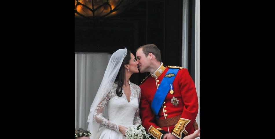Kate Middleton et son Prince lors de leur mariage