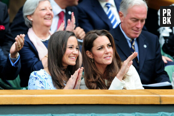 Kate et Pippa Middleton dans les gradins du tournoi de Wimbledon !