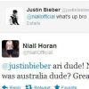 Conversation 2.0 entre Justin Bieber et Niall Horan