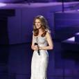 Céline Dion a l'habitude de porter de belles robes de soirée