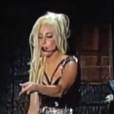 Lady Gaga en profite pour faire un petit discours à ses Little Monsters