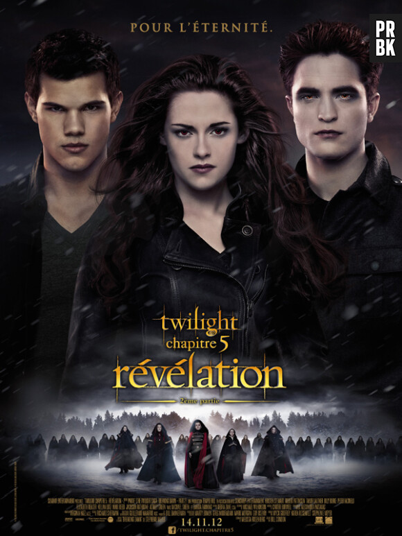 L'affiche française de Twilight 5 n'est pas vraiment joyeuse !