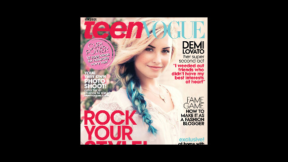 Demi Lovato : en mode schtroumph glam' pour la Une de Teen Vogue ! (PHOTO)