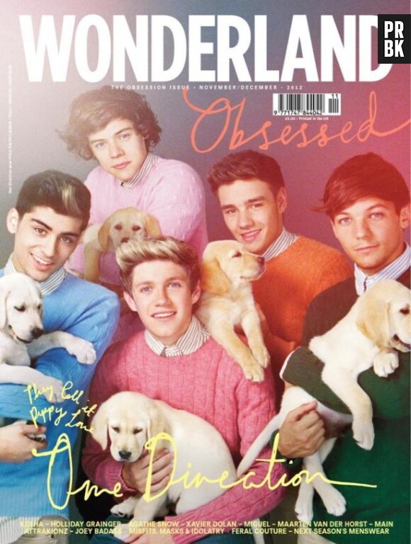 One Direction : En couv' du magazine Wonderland du mois de novembre/décembre 2012 !