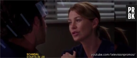 Meredith va encourager Derek dans Grey's Anatomy