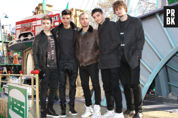 The Wanted a mis l'ambiance pendant la parade Thanksgiving