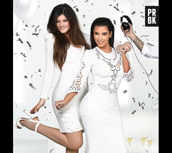 Kim Kardashian : Blanche et sexy pour Noël