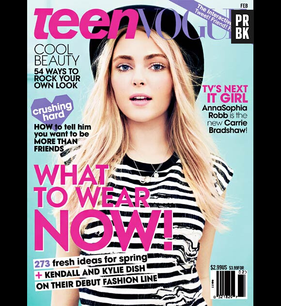 AnnaSophia Robb en couverture de Teen Vogue !