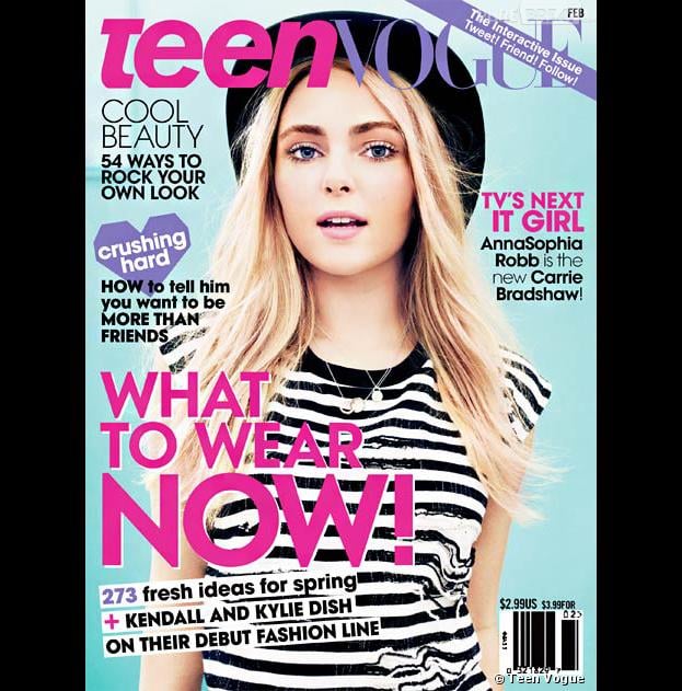 AnnaSophia Robb en couverture de Teen Vogue !