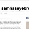 Le site internet de Sam, le chat aux sourcils