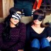 Naya Rivera et Lea Michele en mode sieste sur le tournage de Glee