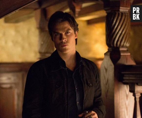 Damon inquiet dans Vampire Diaries