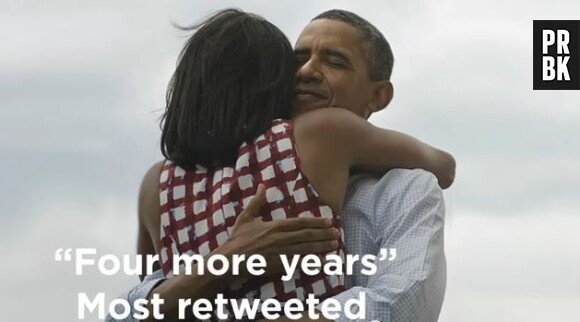 "Four More years" le tweet le plus retweeté de Twitter