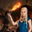 Daenerys et son dragon dans Game of Thrones