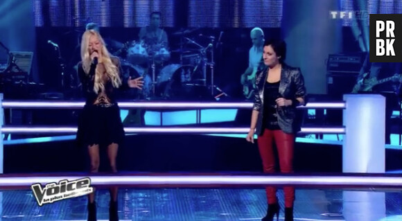 Stéfania et Victoria se sont affrontées sur le titre Wanna Know What Love Is du groupe Foreigner dans The Voice 2.
