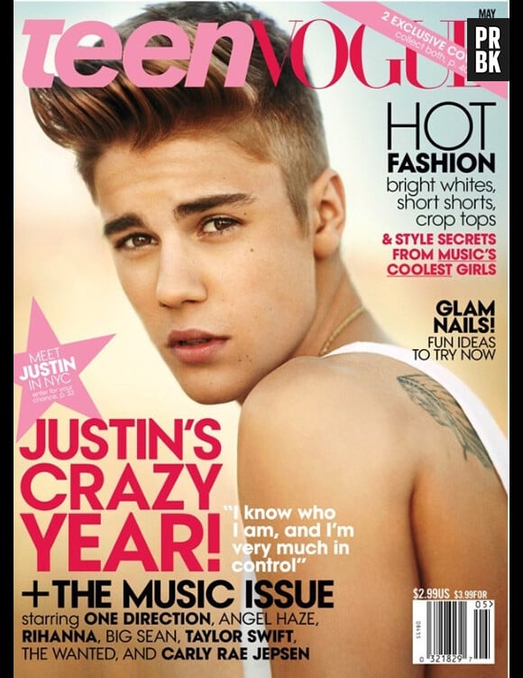 Justin Bieber a la grosse tête pour Teen Vogue