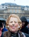 La Thatcher Death Party a réuni des centaines de manifestants samedi soir sur la place du Trafalgare Square