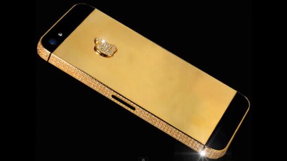 iPhone 5 : 12 millions d'euros pour un modèle en or et serti de diamants