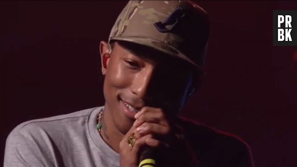 Pharrell Williams chante Get Lucky sans les Daft Punk en concert à New-York