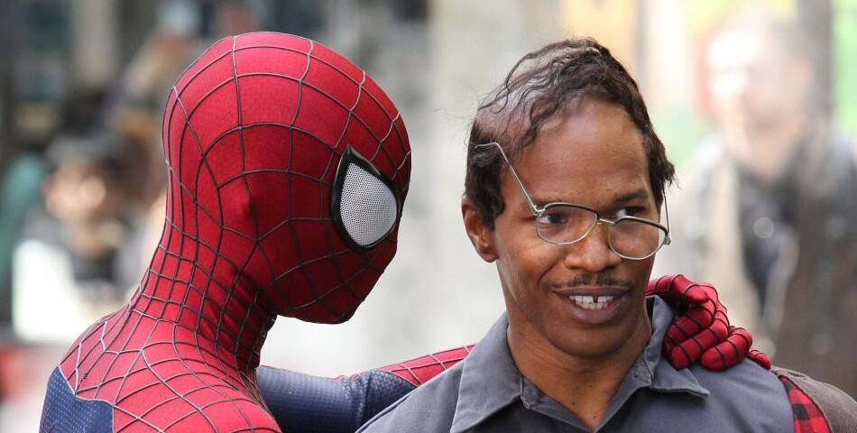 Jamie Foxx toujousr aussi moche dans The Amazing Spider-Man 2