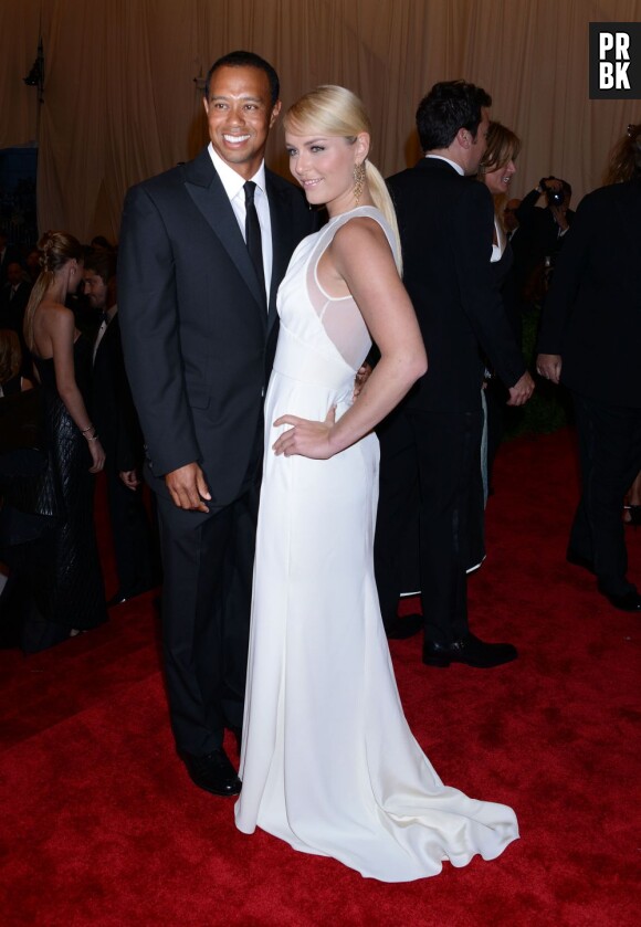 Tiger Woods et Lindsey Vonn au MET Ball 2013 le 6 mai à New-York