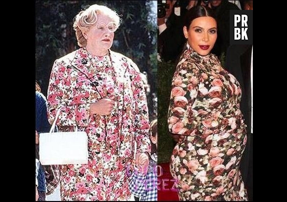 Kim Kardashian moins sexy que Madame Doubtfire ?