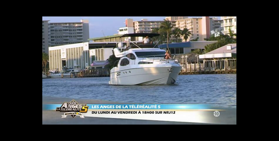 Le yacht prêté par le voisin des Anges de la télé-réalité 5.