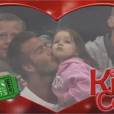 Une kisscam pour David Beckham et sa fille Harper