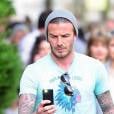 David Beckham et Harper dans la rue