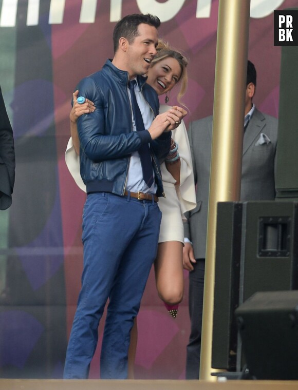Blake Lively et Ryan Reynolds s'affichent enfin en couple le 1er juin 2013 à Londres