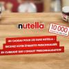 Nutella offre la possibilité de personnaliser nos pots sur Facebook