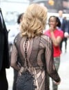 Kylie Minogue en robe sexy transparente le 17 juin 2013 à New-York