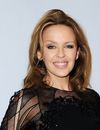 Kylie Minogue en robe sexy transparente le 17 juin 2013 à New-York