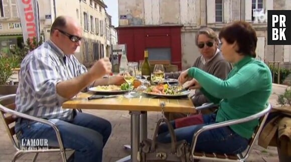 L'amour est dans le pré 2013 : Philippe et sa prétendante au restaurant.