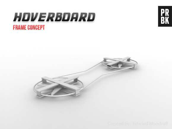 Le prototype d'hoverboard imaginé par la start-up Haltek Industries