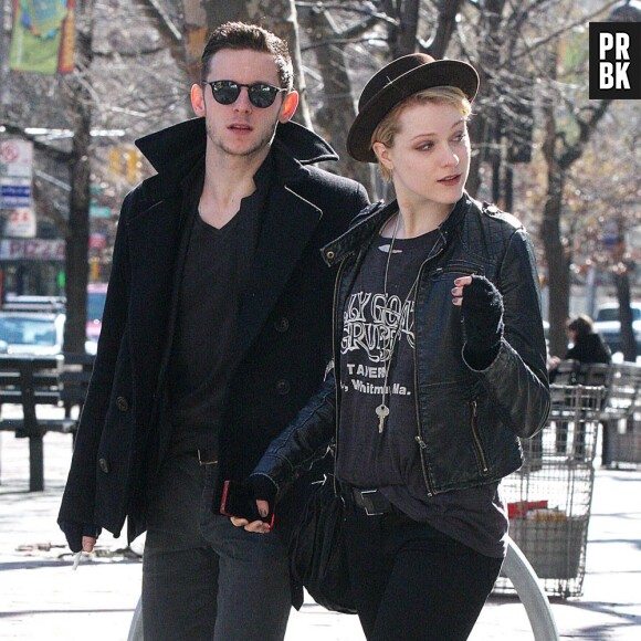 Evan Rachel Wood et Jamie Bell à New York, le 20 février 2012