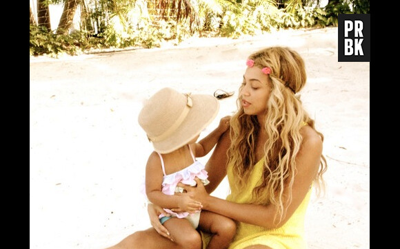 Beyoncé : la chanteuse a posté des photos d'elle et de Blue Ivy sur Tumblr