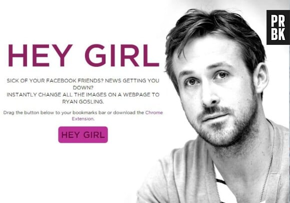 Ryan Gosling : l'extension Google Chrome Hey Girl permet de le voir sur tous les sites