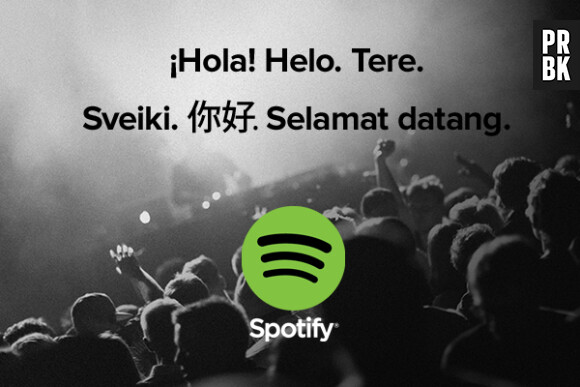 Spotify est disponible dans plusieurs pays du monde sur iOS et Android