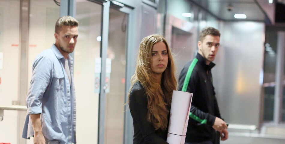 Liam Payne et Sophia Smith : têtes de mauvais jours, mercredi 11 septembre 2013 à Nice