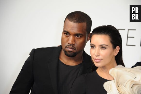 Kanye West et Kim Kardashian pendant la Fashion Week de Paris, le 3 juillet 2012
