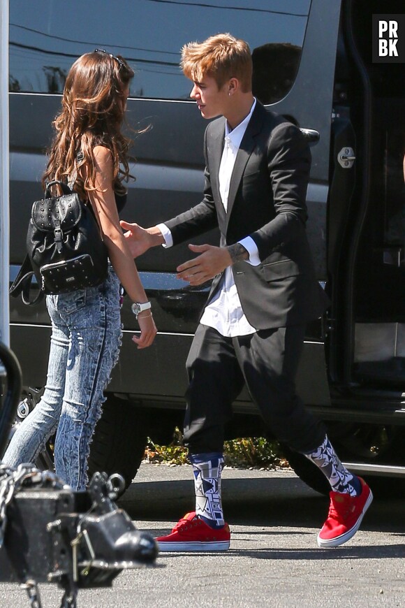 Justin Bieber à Los Angeles avec son ex Jacque Rae Pyles le 14 septembre 2013