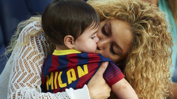 Shakira et Milan au Camp Nou pour encourager Gérard Piqué